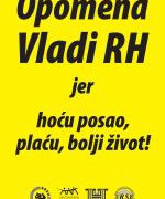 Opomena vladi rh
