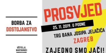 Sindikat umirovljenika hrvatske podrŽava Štrahk i prosvjed prosvjetnih radnika u ime solidarnosti i dostojanstva.