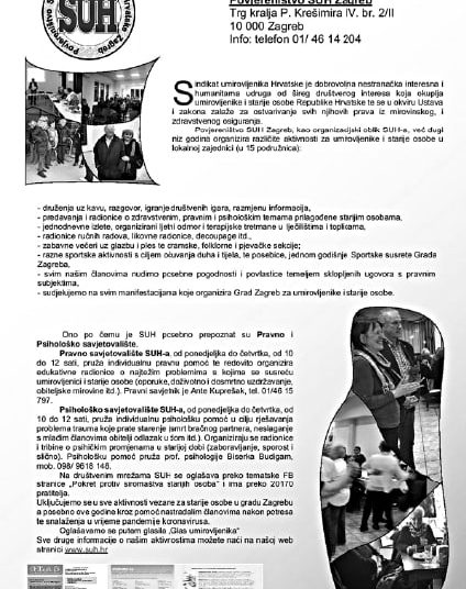 Zagrebački suh-ovci na 17.. gerontološkom tulumu