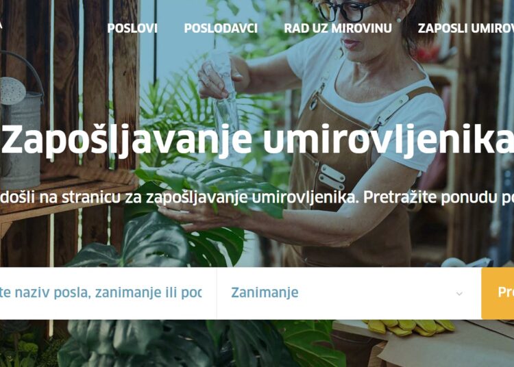Pokrenut portal za zapošljavanje umirovljenika