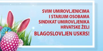 Sretan Uskrs svim umirovljenicima!