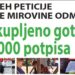 Uspjeh peticije “Veće mirovine odmah!”