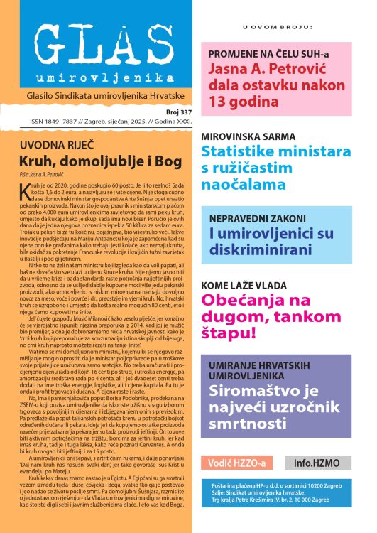 Glas umirovljenika #337