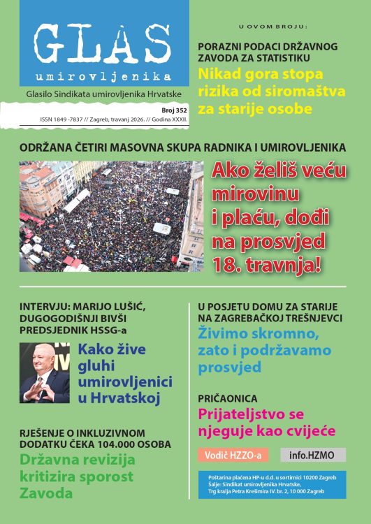 Glas umirovljenika #352