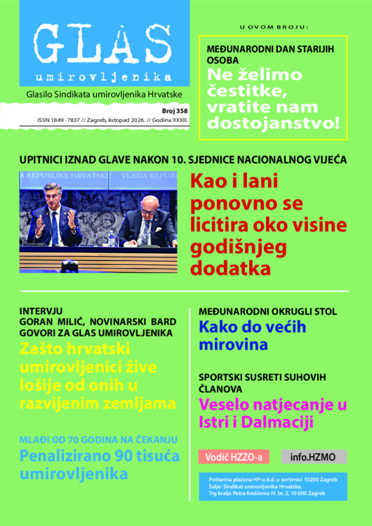 Glas umirovljenika #358